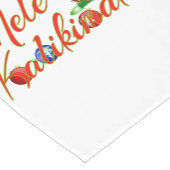 Mele Kalikimaka Hawaiian Pineapple Korte Tafelloper (Hoek)