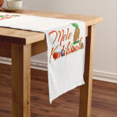 Mele Kalikimaka Hawaiian Pineapple Korte Tafelloper (Voorbeeld)