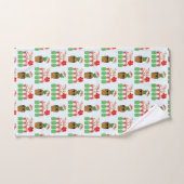 Mele Kalikimaka Hawaiian Pineapple Merry Kerstmis Bad Handdoek (Handdoek)