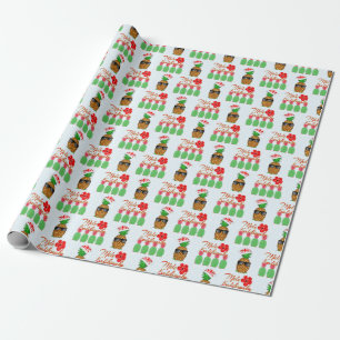 Mele Kalikimaka Hawaiian Pineapple Merry Kerstmis Cadeaupapier