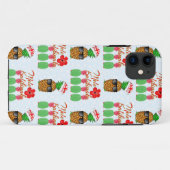Mele Kalikimaka Hawaiian Pineapple Merry Kerstmis Case-Mate iPhone Case (Achterkant (horizontaal))