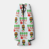 Mele Kalikimaka Hawaiian Pineapple Merry Kerstmis Flesjeskoeler (Achterkant)