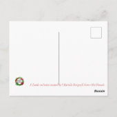 Mele Kalikimaka Hawaiian Post Kaart (Achterkant)