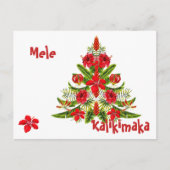Mele Kalikimaka Hawaiian Post Kaart (Voorkant)