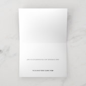 Mele Kalikimaka Hawaiian Sunset Corporate Folie Feestdagenkaart (Binnenlaag)