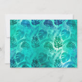 MELE KALIKIMAKA HAWAIIAN TROPICAL BEACH FOTO FEESTDAGENKAART (Achterkant)