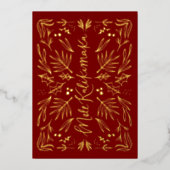 Mele Kalikimaka Hawaiian Tropical Christmas Kaart (Voorkant)