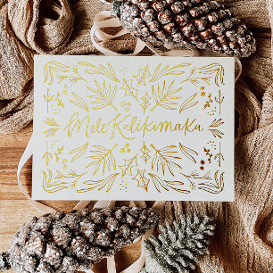 Mele Kalikimaka Hawaiian Tropical Christmas Kaart