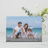 Mele Kalikimaka Hawaiian Vakantiefoto Feestdagenkaart (Staand voorkant)