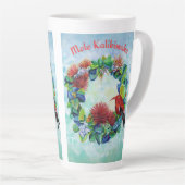 Mele Kalikimaka Hawaiian Wreath Latte Mok (Rechterhoek)