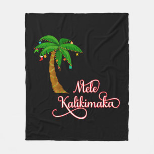 Mele Kalikimaka Hawaiian Zweet voor Kerstmis Fleece Deken
