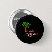 Mele Kalikimaka Hawaiian Zweet voor Kerstmis Ronde Button 5,7 Cm (Voorkant /achterkant)