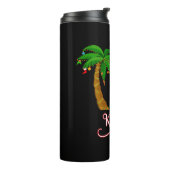 Mele Kalikimaka Hawaiian Zweet voor Kerstmis Thermosbeker (Gedraaid links)