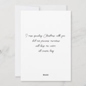 Mele Kalikimaka Hawaiin Kerstmis Feestdagenkaart (Achterkant)