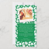 Mele Kalikimaka Hibiscus Kerstboom Foto Feestdagenkaart (Achterkant)