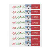 Mele Kalikimaka & Hibiscus Kerstmis Fotoadres (Vel)