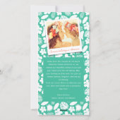 Mele Kalikimaka Hibiscus Palm Boom Kerst Foto Feestdagenkaart (Achterkant)