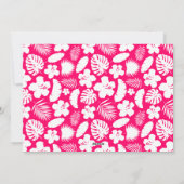 Mele Kalikimaka Hibiscus Palm - kerstboom Feestdagenkaart (Achterkant)