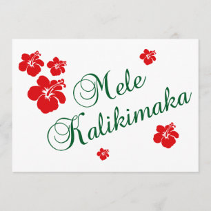Mele Kalikimaka Kaart