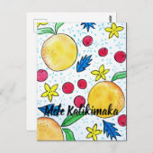 Mele Kalikimaka-kaart Briefkaart (Voorkant / Achterkant)