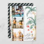 Mele Kalikimaka | Kaart voor kerstfoto's (Voorkant / Achterkant)