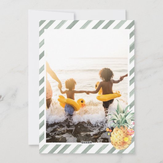 Mele Kalikimaka | Kaart voor kerstfoto's (Achterkant)