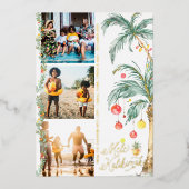 Mele Kalikimaka | Kaart voor kerstfoto's (Voorkant)