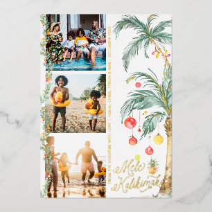 Mele Kalikimaka   Kaart voor kerstfoto's