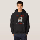 Mele Kalikimaka Kaliki Llama in kerstverlichting H Hoodie (Voorkant volledig)