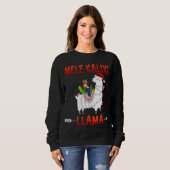 Mele Kalikimaka Kaliki Llama in kerstverlichting H Trui (Voorkant volledig)
