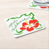 Mele Kalikimaka Kartonnen Onderzetters (Schuin)