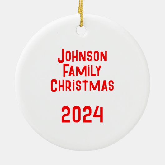 Mele Kalikimaka Keramisch Ornament (Achterkant)