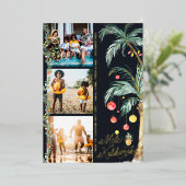 Mele Kalikimaka | Kerst Foto Collage Kaart (Staand Voorkant)
