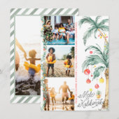 Mele Kalikimaka | Kerst Foto Collage Kaart (Voorkant / Achterkant)