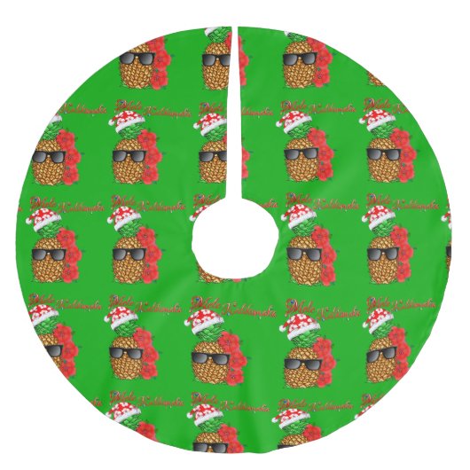 Mele Kalikimaka kerstananas Kerstboom Rok (Voorkant)