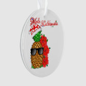 Mele Kalikimaka kerstananas Ornament (voorkant)
