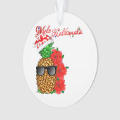 Mele Kalikimaka kerstananas Ornament (voorkant)