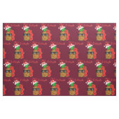 Mele Kalikimaka kerstananas Stof (Fat Quarter)