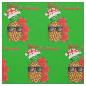 Mele Kalikimaka kerstananas Stof (Swatch)