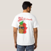 Mele Kalikimaka kerstananas T-shirt (Achterkant volledig)