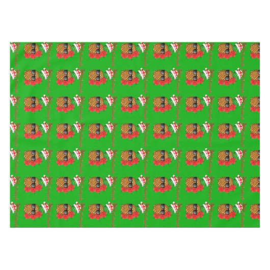 Mele Kalikimaka kerstananas Tafelkleed (Voorkant (Horizontaal))