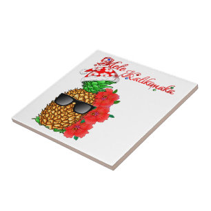 Mele Kalikimaka kerstananas Tegeltje