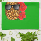 Mele Kalikimaka kerstananas Theedoek (Gevouwen)
