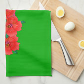 Mele Kalikimaka kerstananas Theedoek (Quarter Fold)