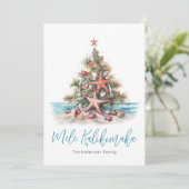 Mele Kalikimaka - kerstboom Feestdagenkaart (Staand voorkant)