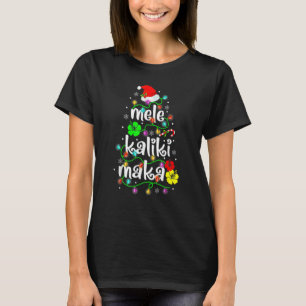 Mele Kalikimaka - kerstboom Hawaiian Hawaii Fam T-shirt