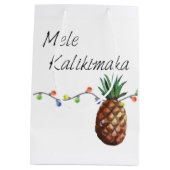 Mele Kalikimaka - kerstcadeau Medium Cadeauzakje (Achterkant)