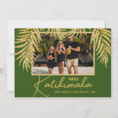 Mele Kalikimaka kerstfoto Feestdagenkaart (Voorkant)