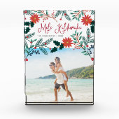 Mele Kalikimaka | Kerstfoto in Hawaiian Fotoblokken (Voorkant)