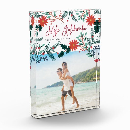 Mele Kalikimaka | Kerstfoto in Hawaiian Fotoblokken (Links)